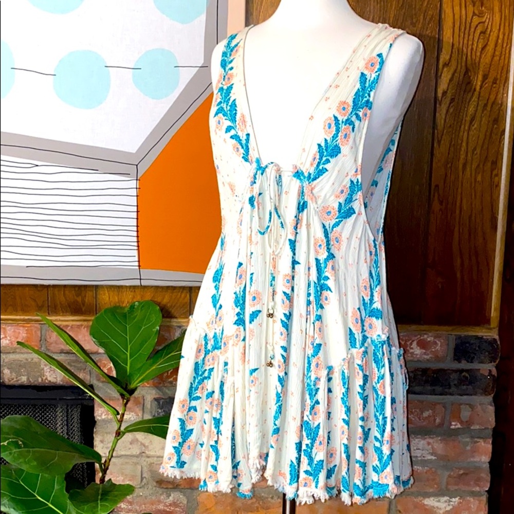 Hommage from Los Angeles Frayed Boho Dress 🔥